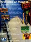 Streets of Rage 2 Box Art Back